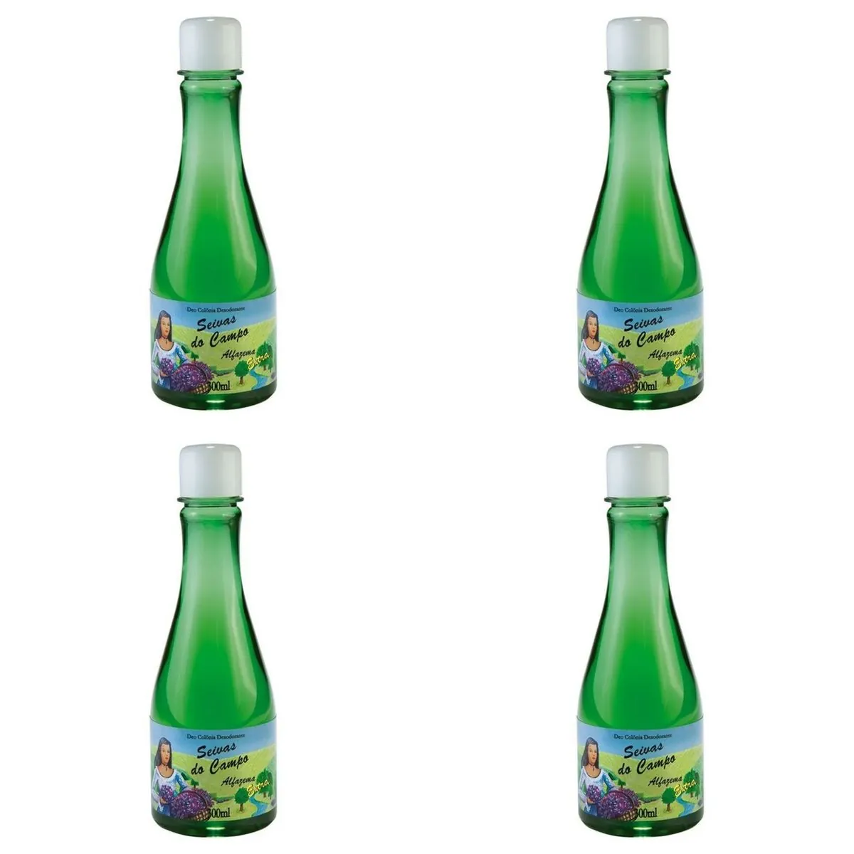 Kit c/4 Unidades de Colônia Desodorante Alfazema Seivas do Campo 300ml