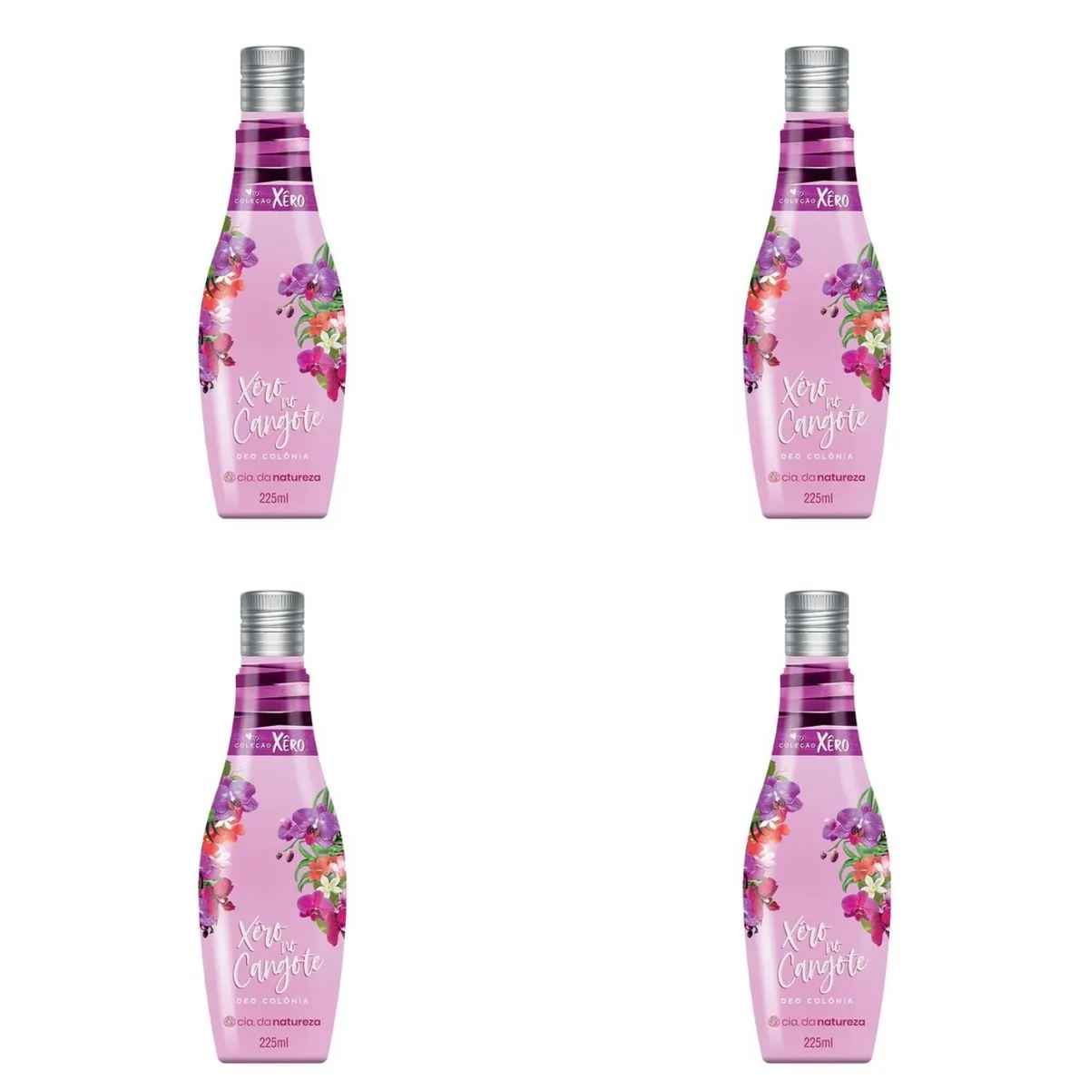 Kit c/4 Unidades de Desodorante Colônia Xero Cangote 225ml