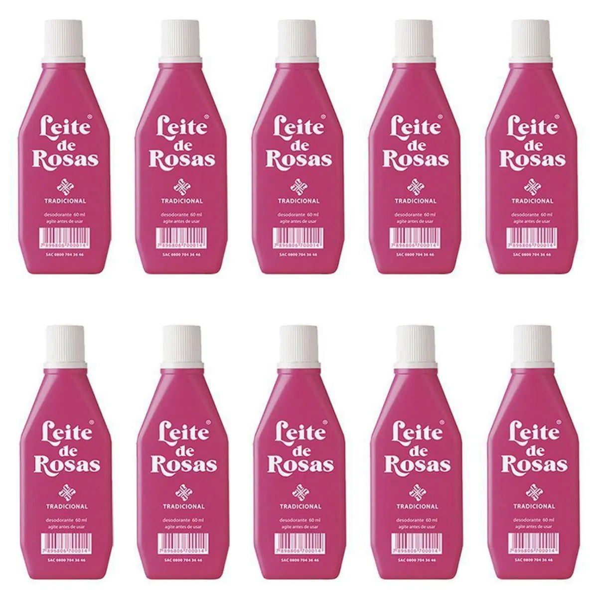 Kit c/12 Unidades de Leite De Rosas Desodorante 60ml
