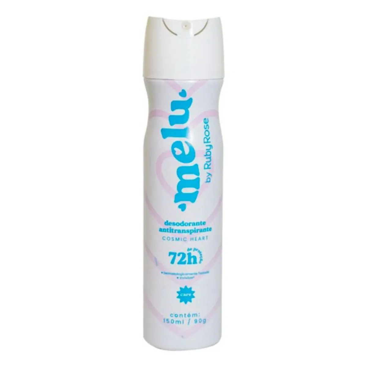 Kit c/9 Unidades de Desodorante Aerosol Cosmic Heart Melu Rr68016 Ruby Rose
