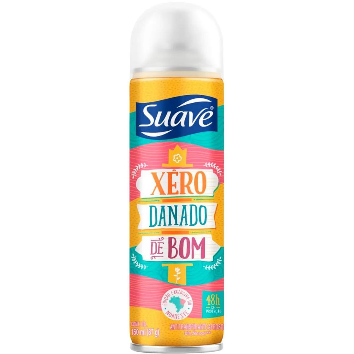Kit c/9 Unidades de Desodorante Suave Aero Xero Dan Bom 150ml