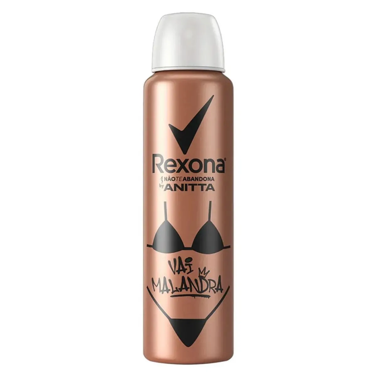 Kit c/9 Unidades de Desodorante Rexona Aero Anitta Vai Malandra 150ml (Saiu de linha)