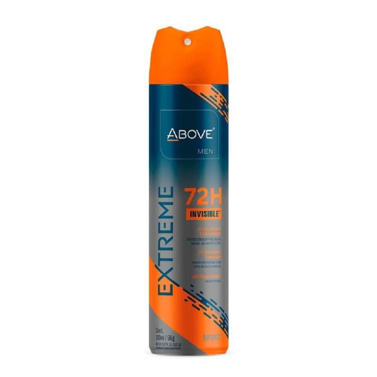 Kit c/9 Unidades de Desodorante Above Aerosol Extreme 72h Sport 150ml
