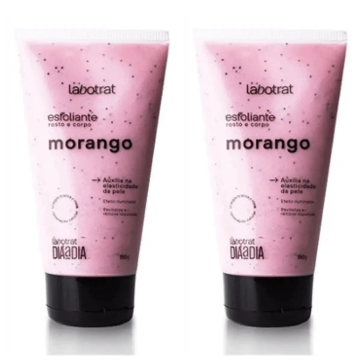 Kit c/2 Esfoliantes Morango 150g Corpo e Rosto Labotrat