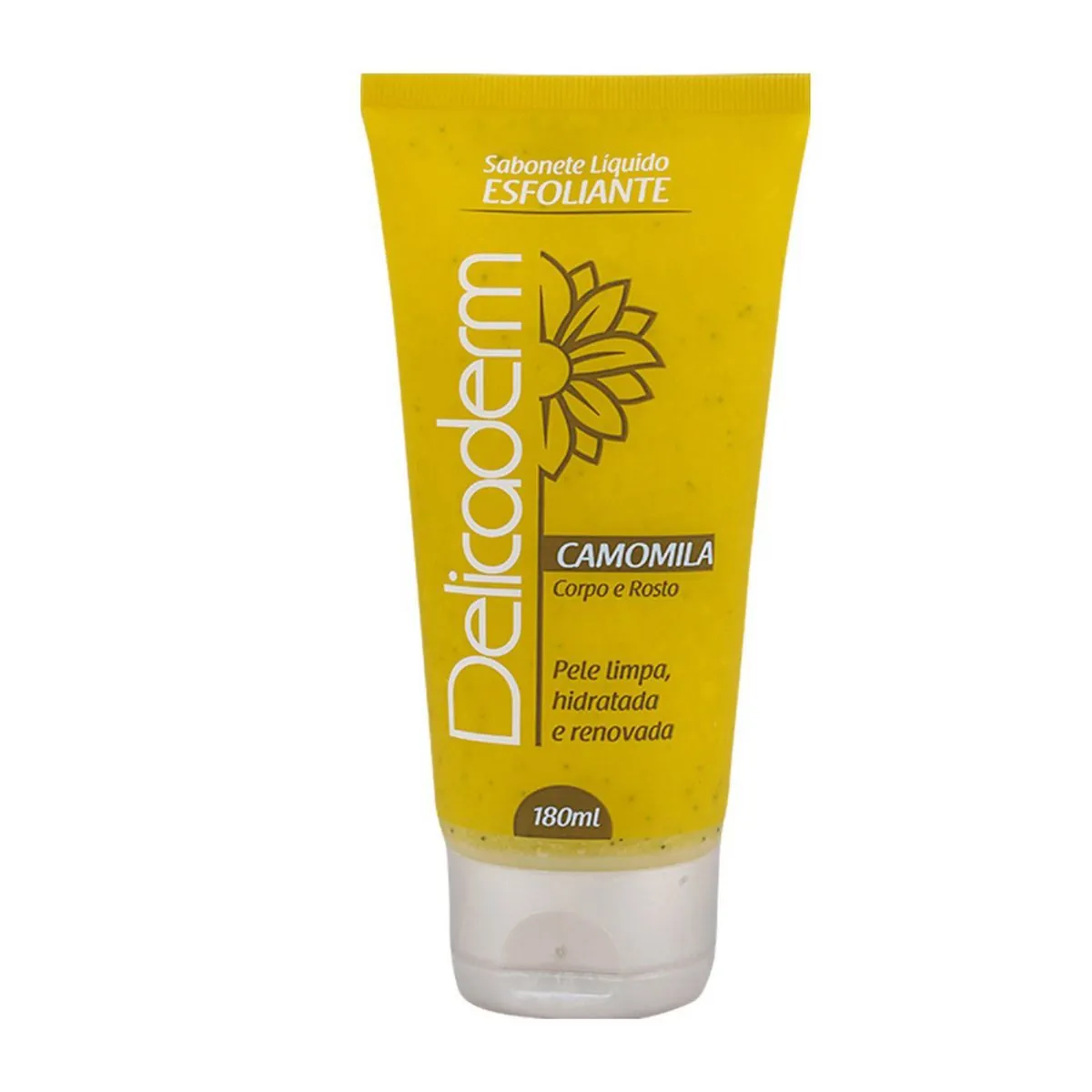 Kit c/2 Sabonete Líquido Delicaderm Esfoliante Camomila 180ml