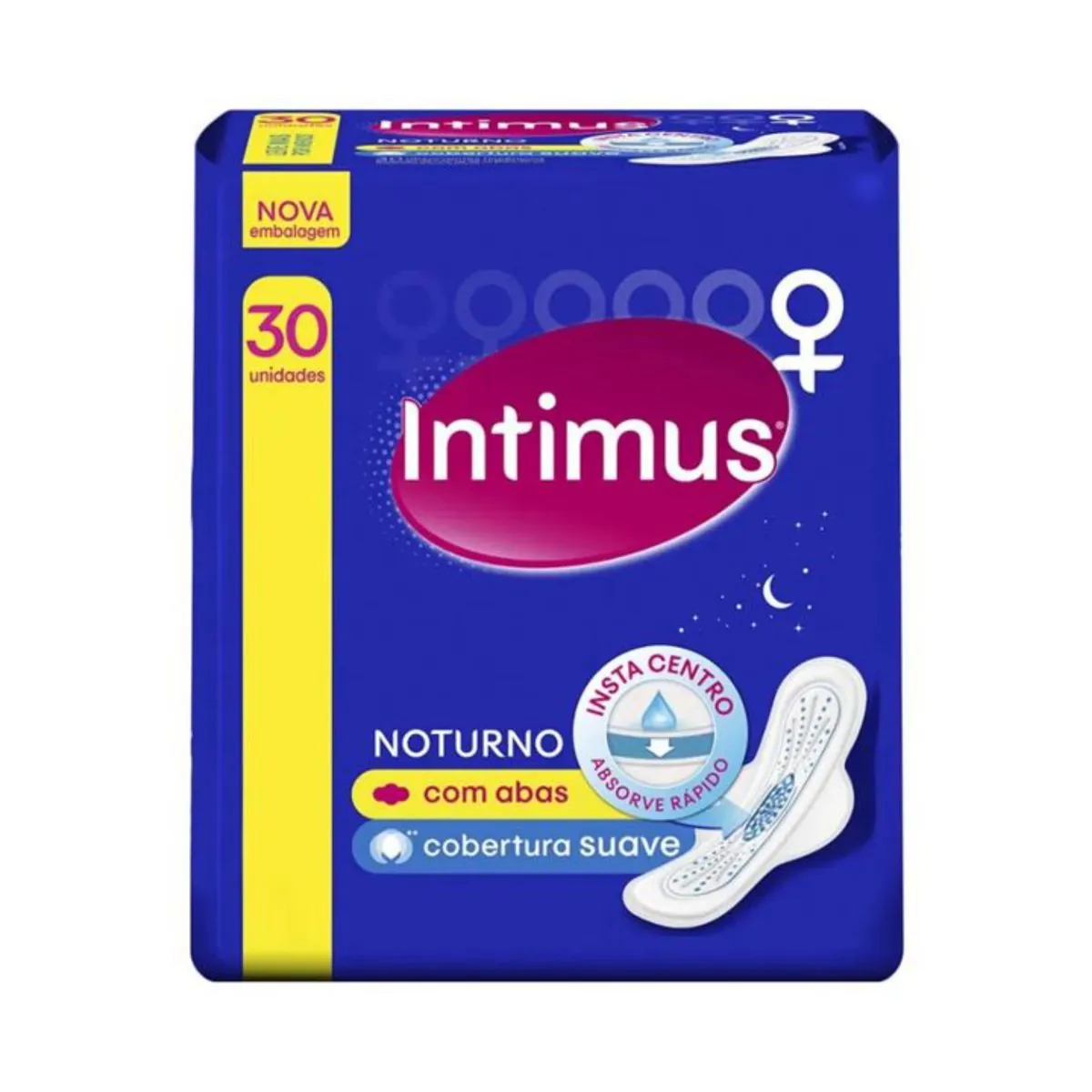 Kit c/2 Absorvente Intimus Gel C/30 Unidades Suave C/Abas