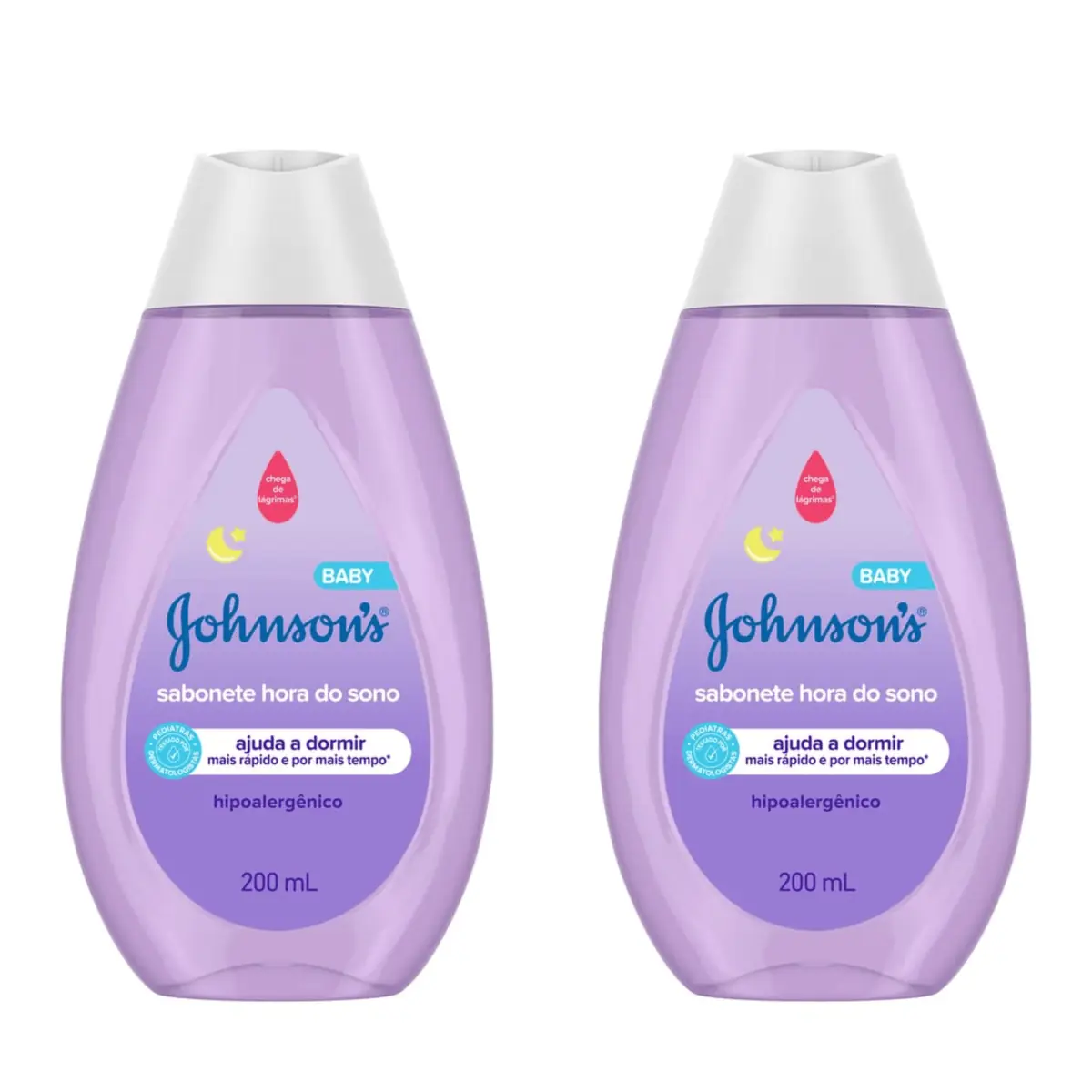 Kit c/2 Sabonetes Liquido Johnson & Johnson Baby Hora Sono 200ml