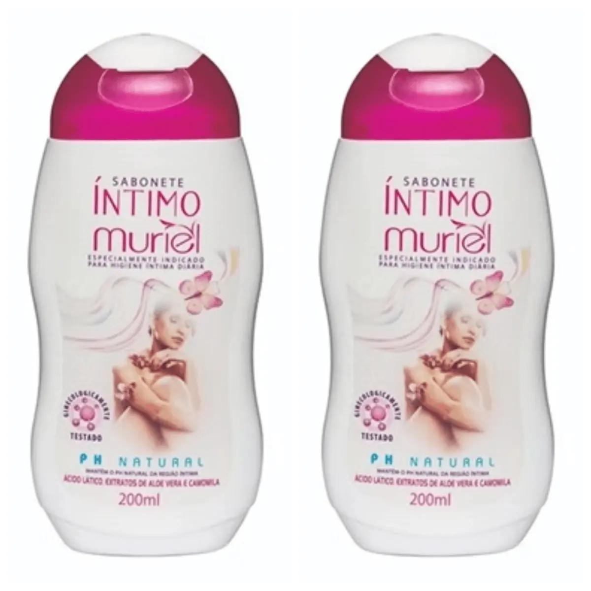Kit c/2 Sabonetes Íntimo Muriel 200ml
