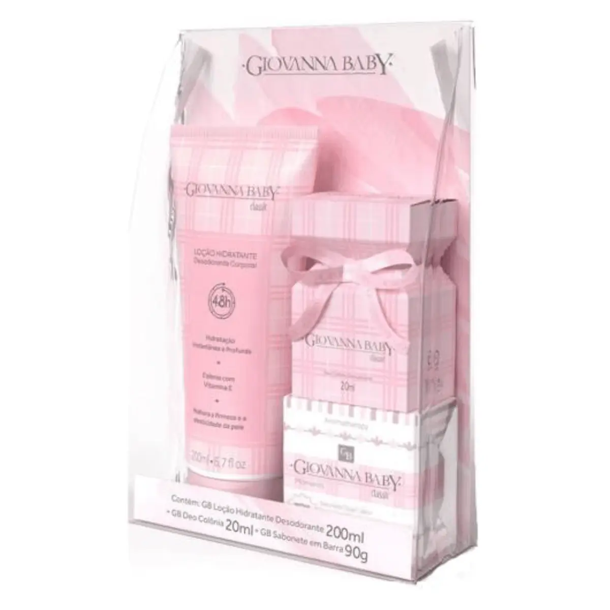 Kit c/2 Kit Giovanna Baby Classic Colônia Hidratante e Sabonete