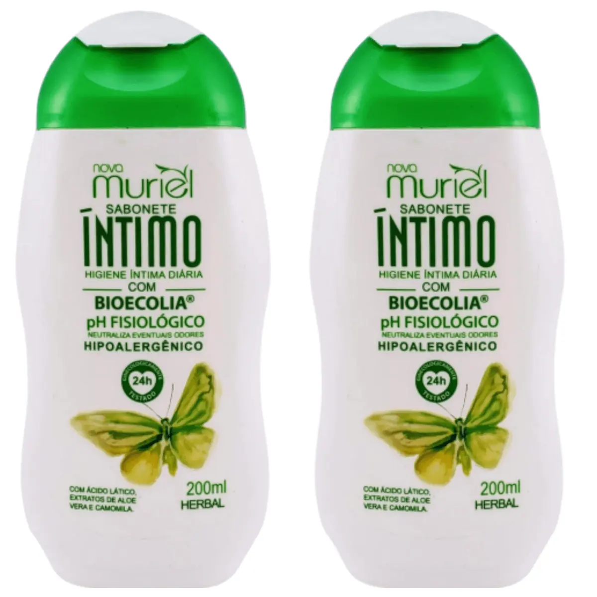 Kit c/2 Sabonetes Muriel Intimo Herbal 200ml cada