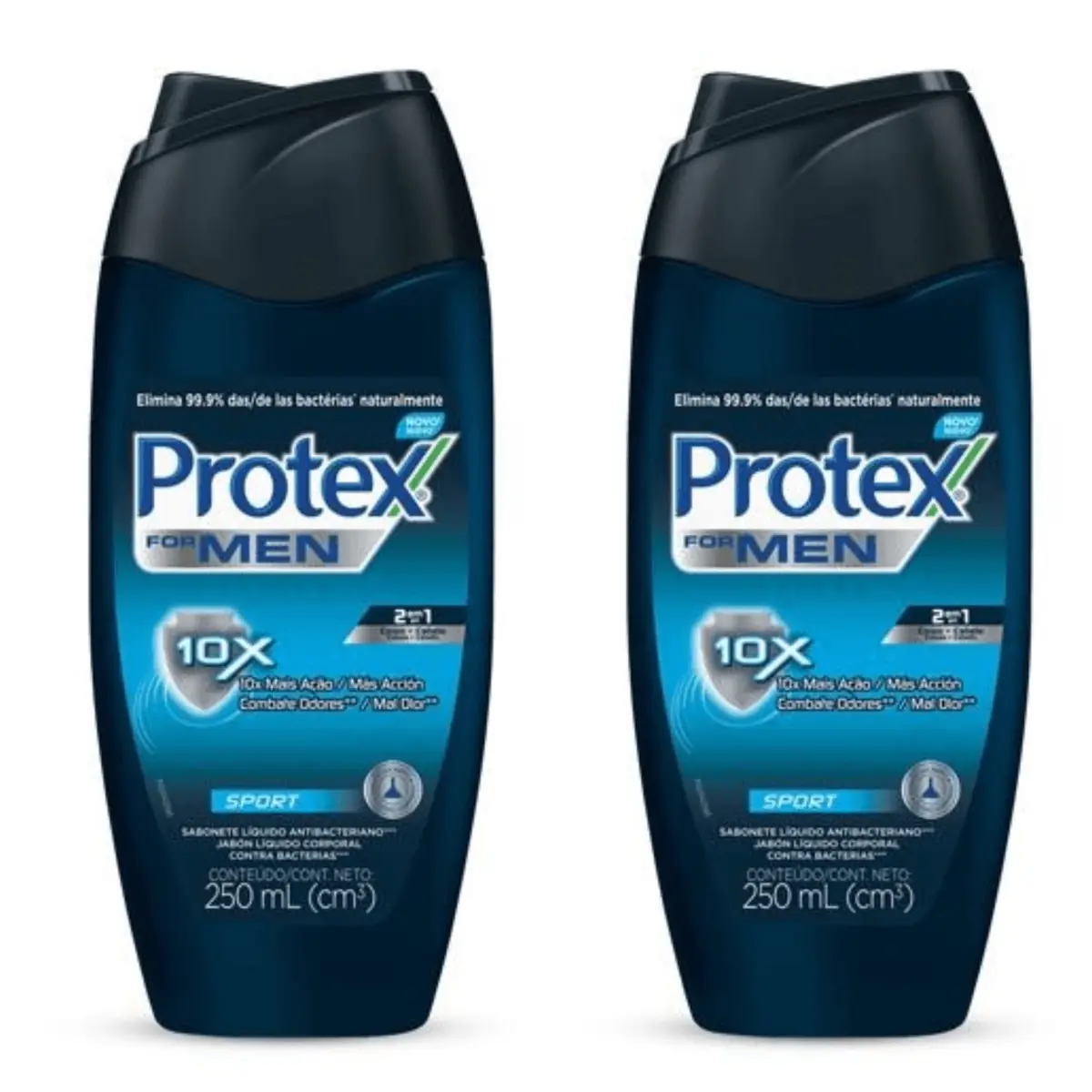 Kit c/2 Sabonetes Líquido Protex Men Sports 250ml