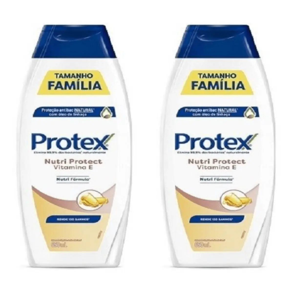 Kit c/2 Sabonetes Líquido Protex Vitamina E 650ml