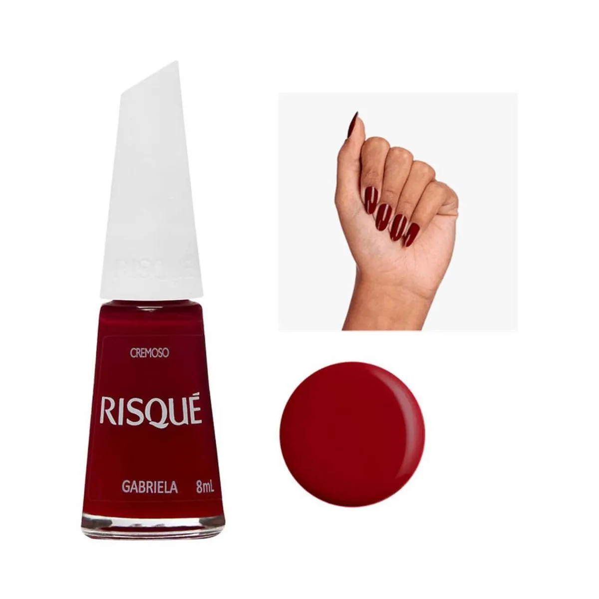 Kit c/4 Risque Esmalte Cremoso Cor: Gabriela