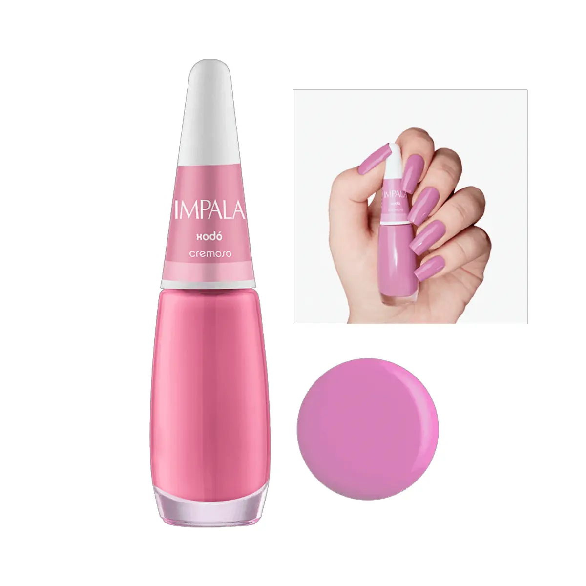 Kit c/4 Esmalte Impala Cremoso Cor: Xodo