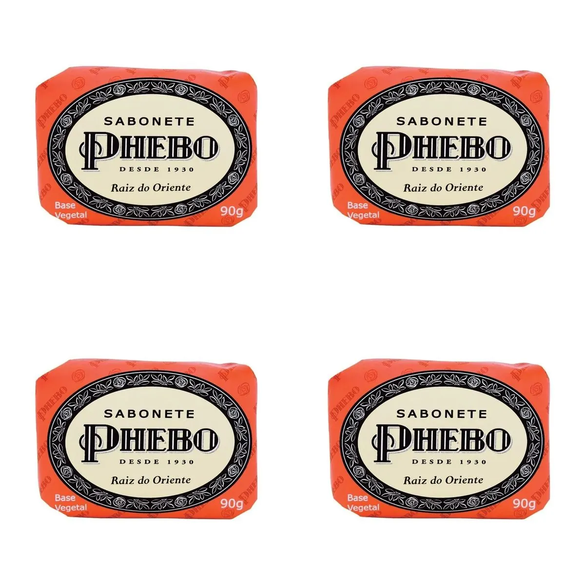 Kit c/4 Sabonetes Phebo Raiz Do Oriente 90g