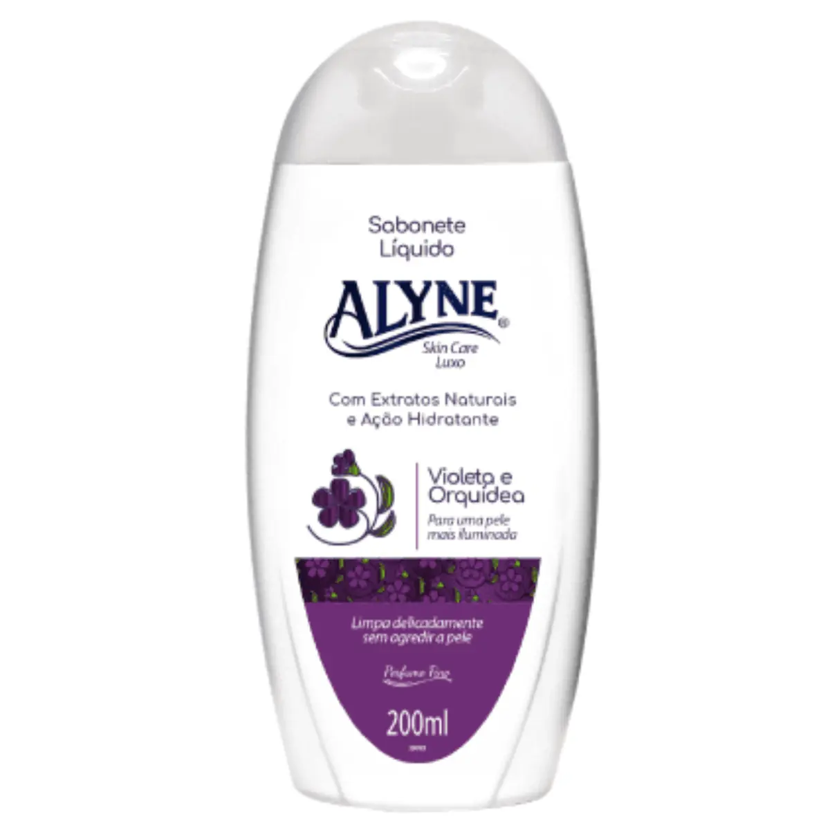 Kit c/4 Sabonete Líquido Alyne Violeta E Orquidea 200ml