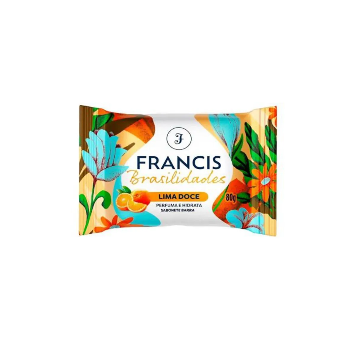 Kit c/4 Sabonete Francis Brasil 80g Lima Doce/Amarelo