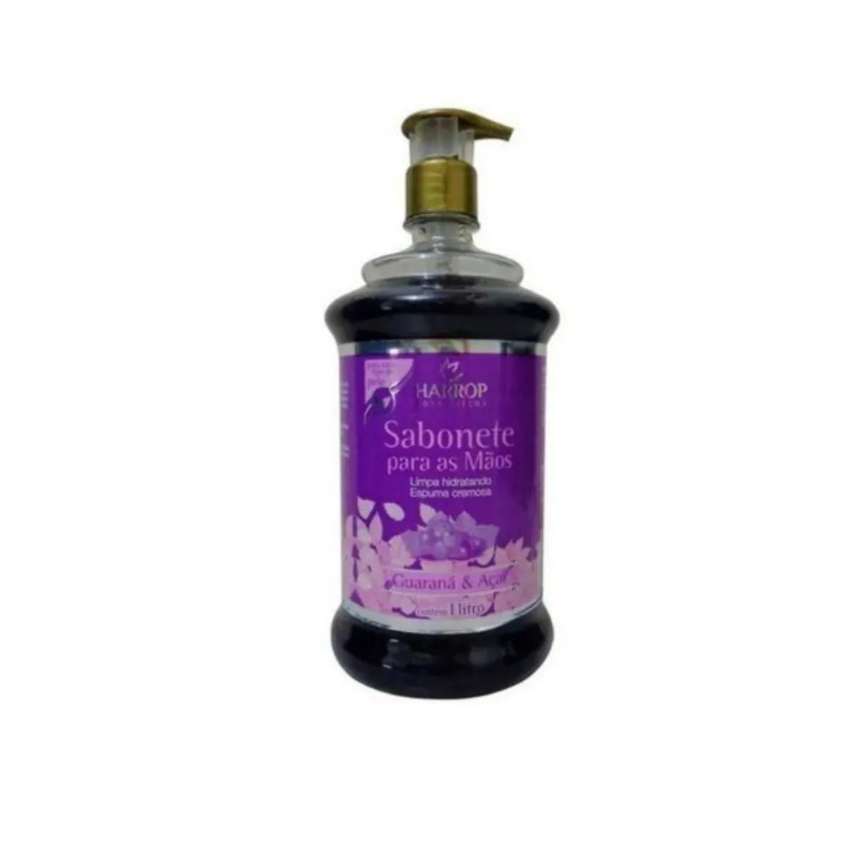 Kit c/4 Sabonete Líquido Harrop 1L Guaraná E Acai
