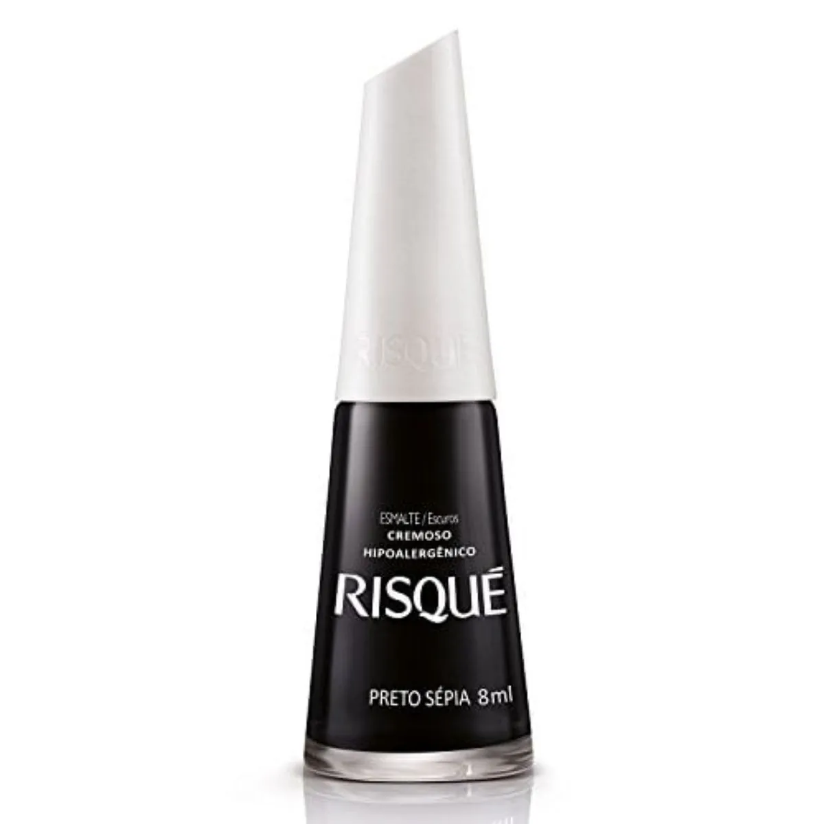 Kit c/9 Risque Esmalte Cremoso Cor: Preto Sepia
