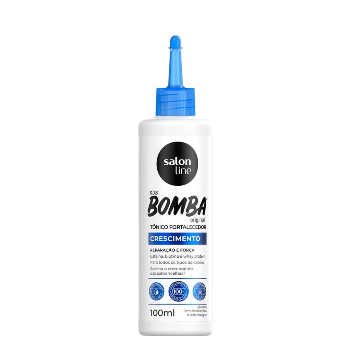 Kit c/9 Tônico Fortalecedor SOS Bomba Crescimento Acelerado Salon Line 100ml