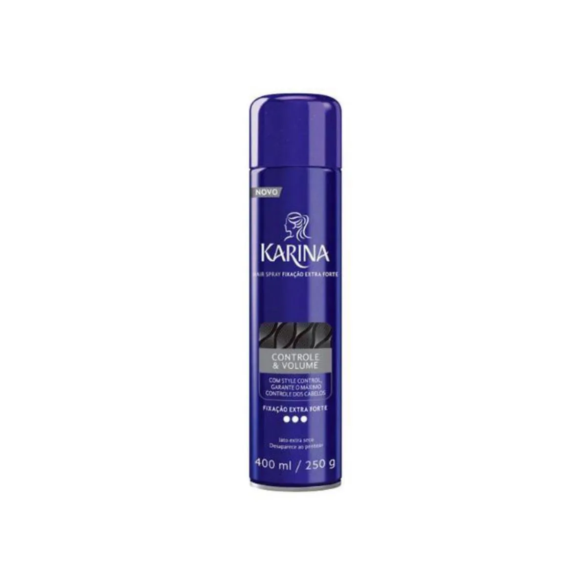 Kit c/9 Fixador Hair Spray Karina 400ml Extra Forte