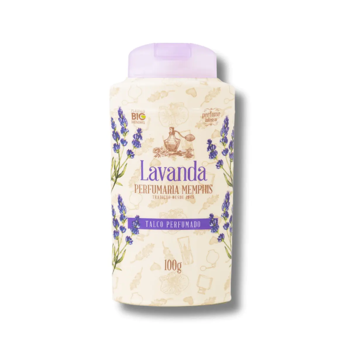 Kit c/9 Talco Memphis Lavanda 100g