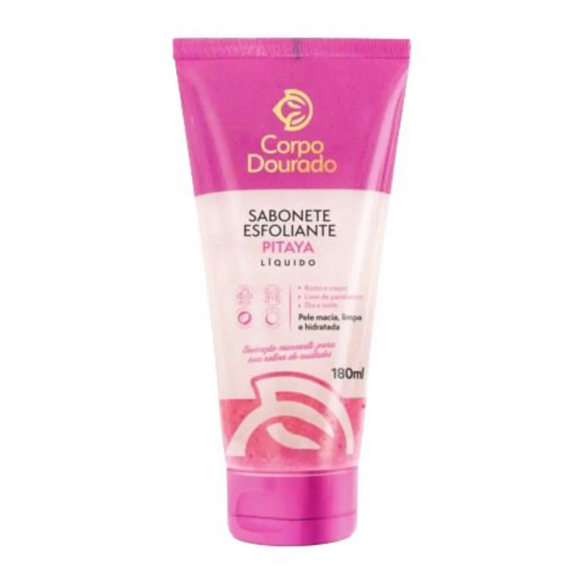 Kit c/9 Sabonete Esfoliante Corpo Dourado 180ml Amora