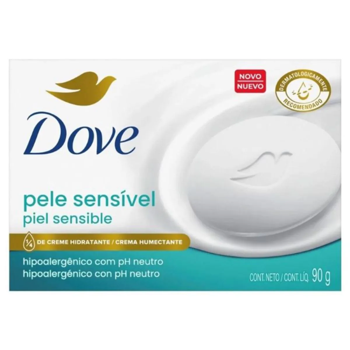Kit c/9 Sabonete Dove 90g Pele Sensível