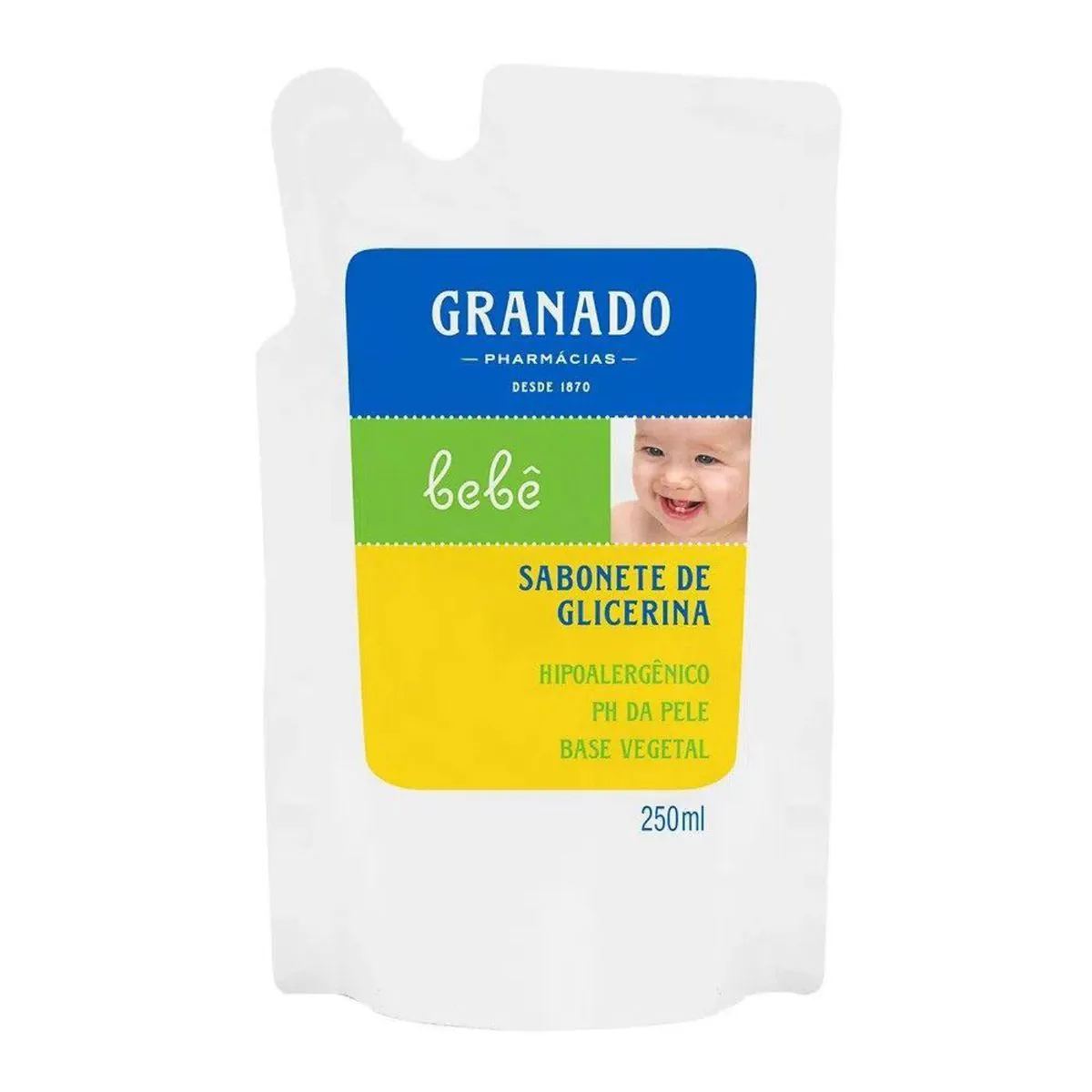 Kit c/9 Sabonete Líquido Infantil Granado Bebê Refil 250ml Tradicional