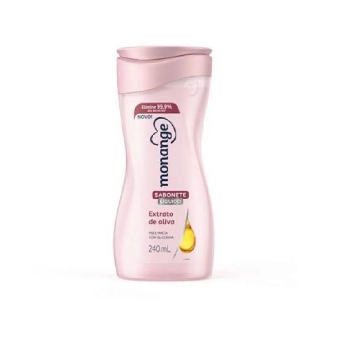 Kit c/9 Sabonete Liquido Monange 240ml Extrato Olivia