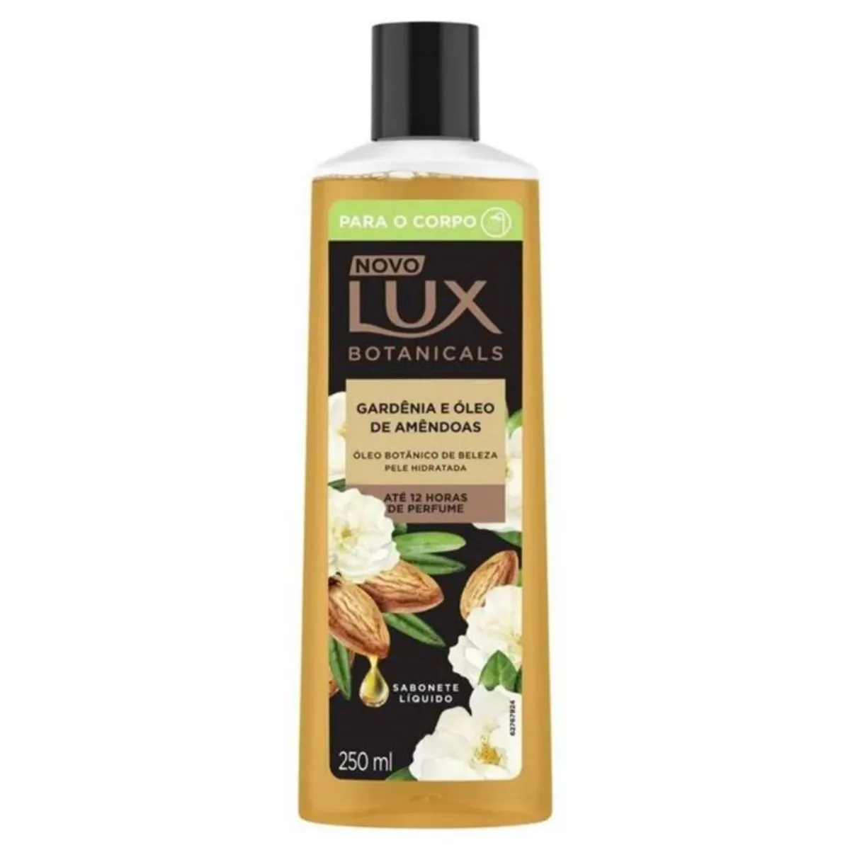 Kit c/9 Sabonete Líquido Lux 250ml Gardenia E Óleo De Amêndoas