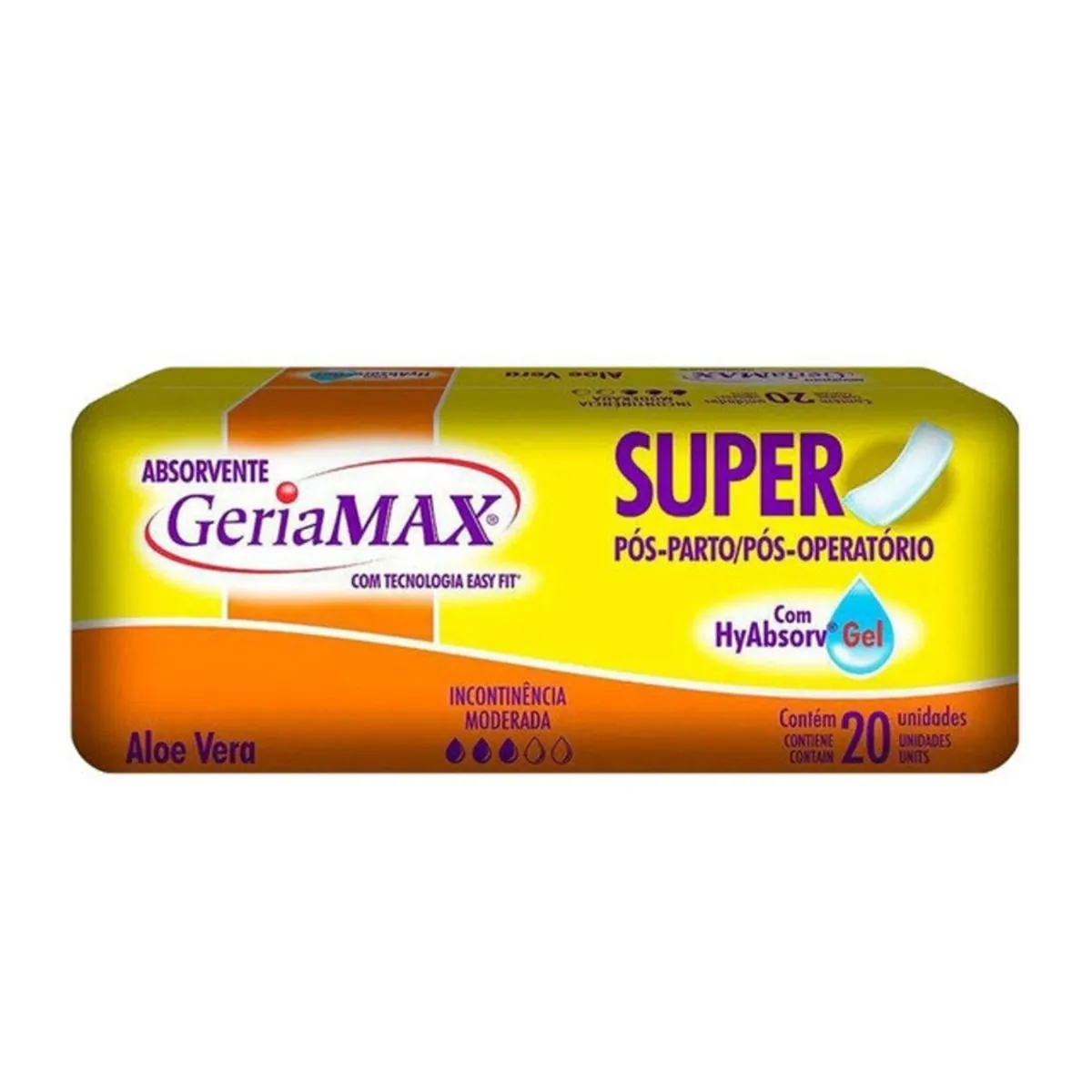 Kit c/9 Absorvente Geriamax Com 20 Unidades