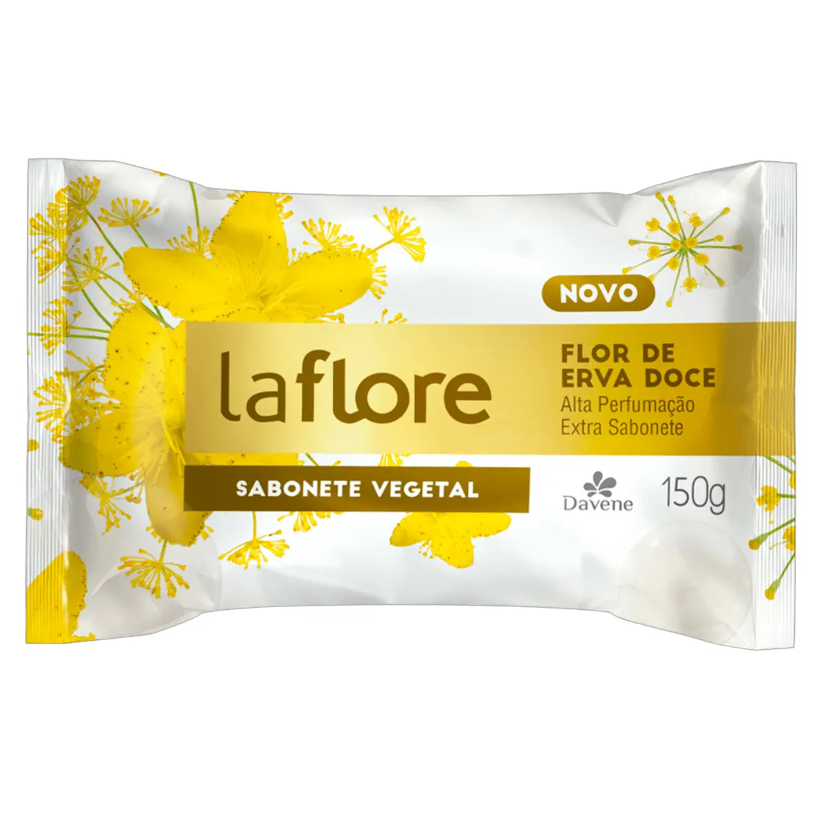 Kit c/9 Davene Sabonete Laflore Erva Doce 150g