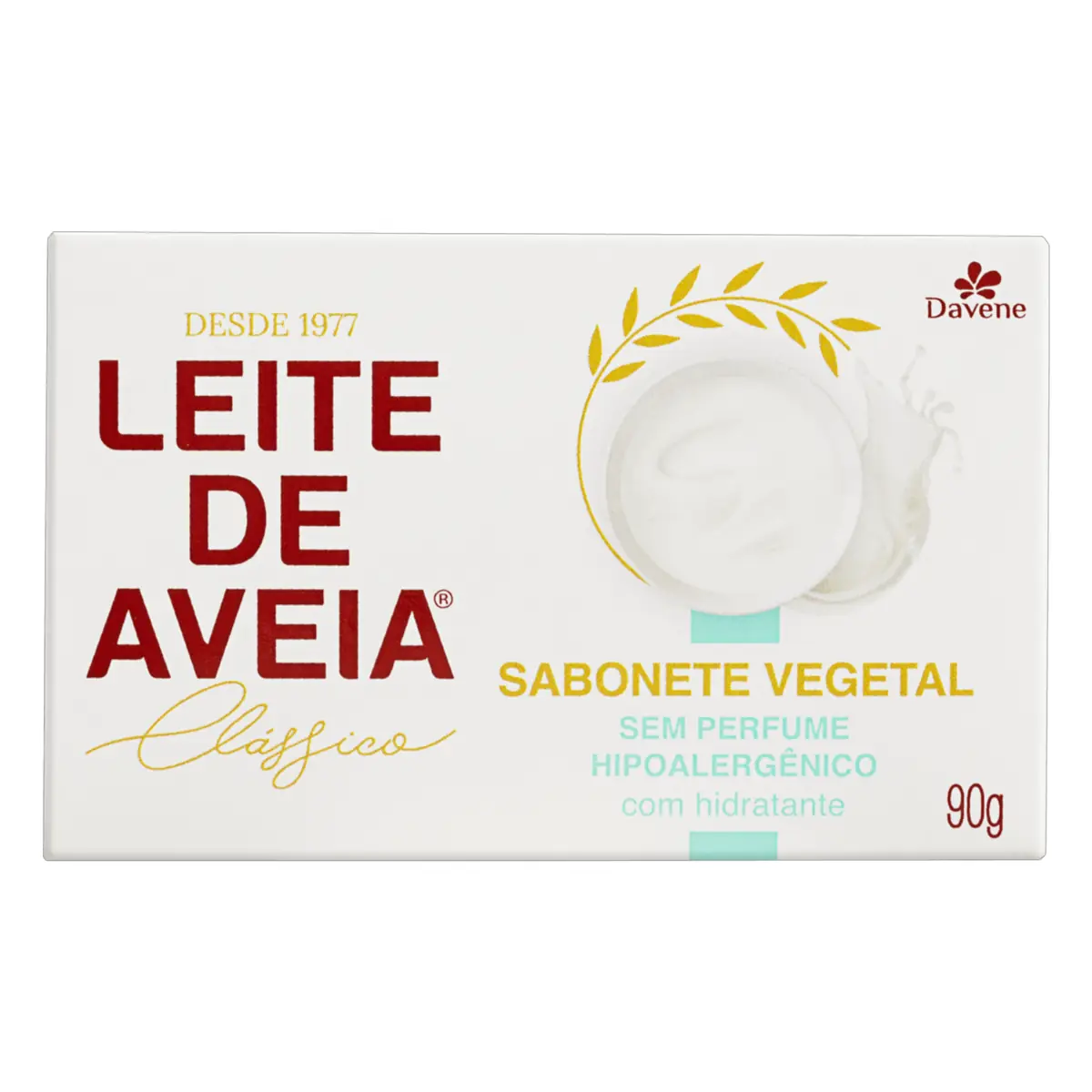 Kit c/9 Davene Sabonete Leite De Aveia Hipoalerge 90g