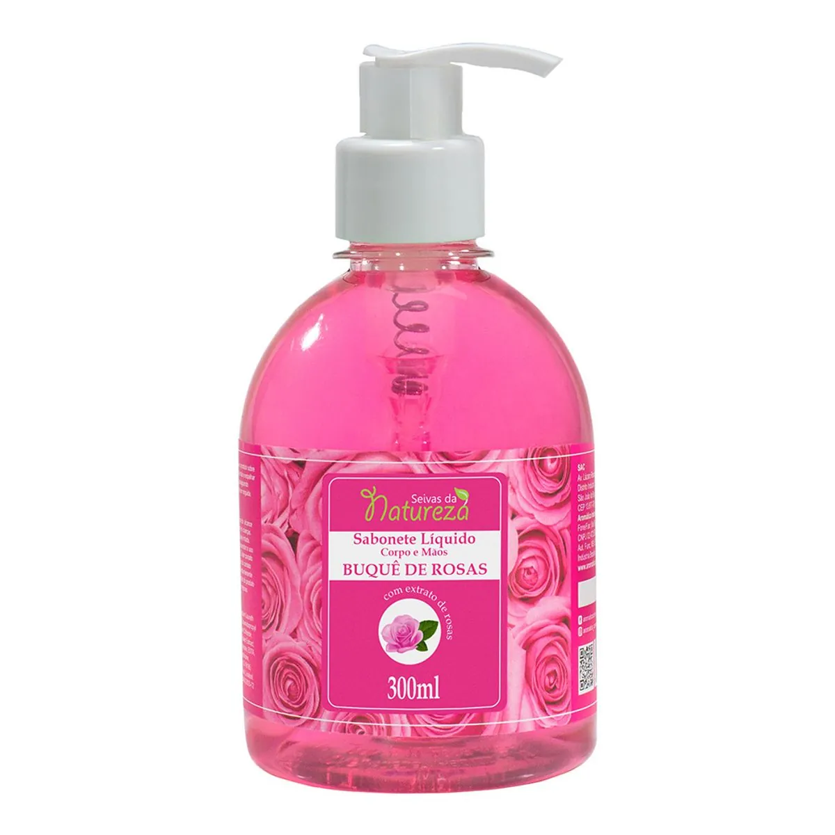 Kit c/9 Aromatica Sabonete Líquido S.Natureza Buque Rosas