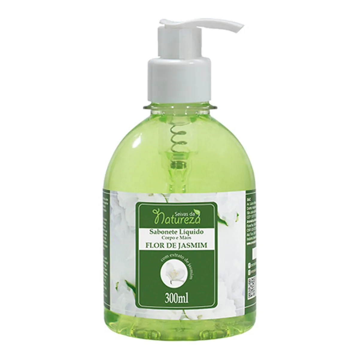 Kit c/9 Sabonete Líquido - Seivas da Natureza 300ml Flor de Jasmim
