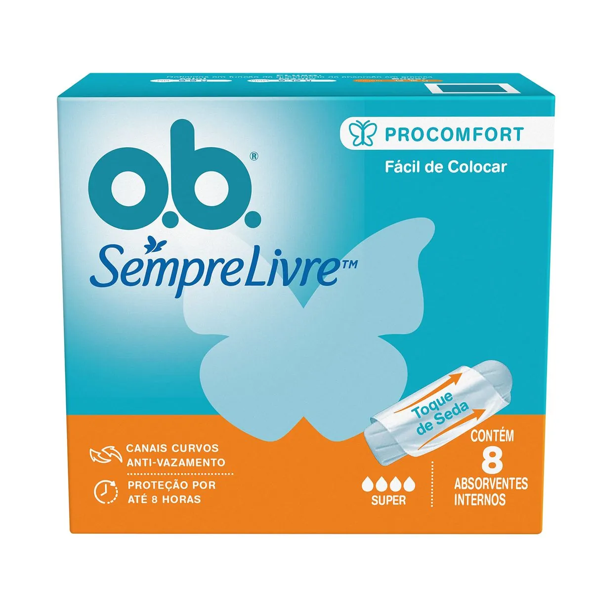 Kit c/16 Absorvente Interno Ob Procomfort Super 8 Unidades
