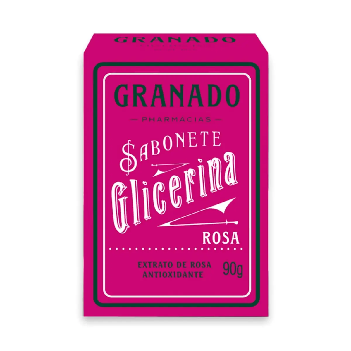 Kit c/16 Sabonete Barra Granado Glicerina Rosa 90g