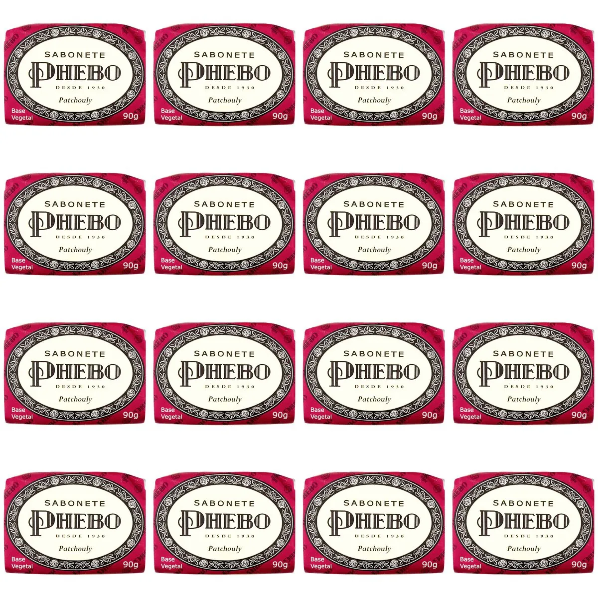 Kit c/16 Sabonetes Phebo Patchouly 90g