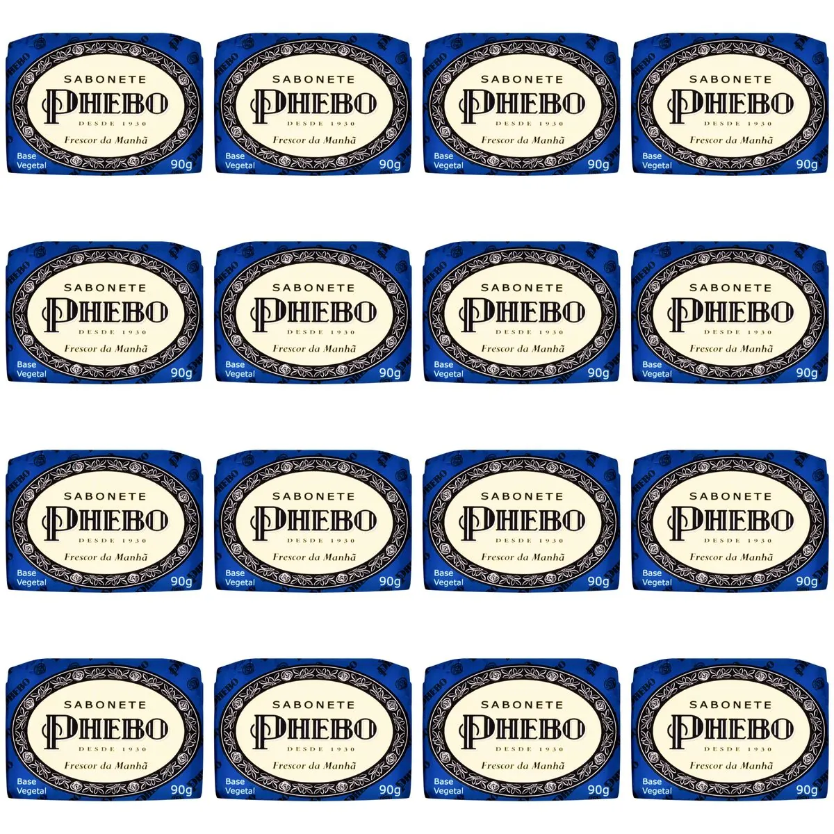 Kit c/16 Sabonete Phebo Frescor Da Manhã 90g cada