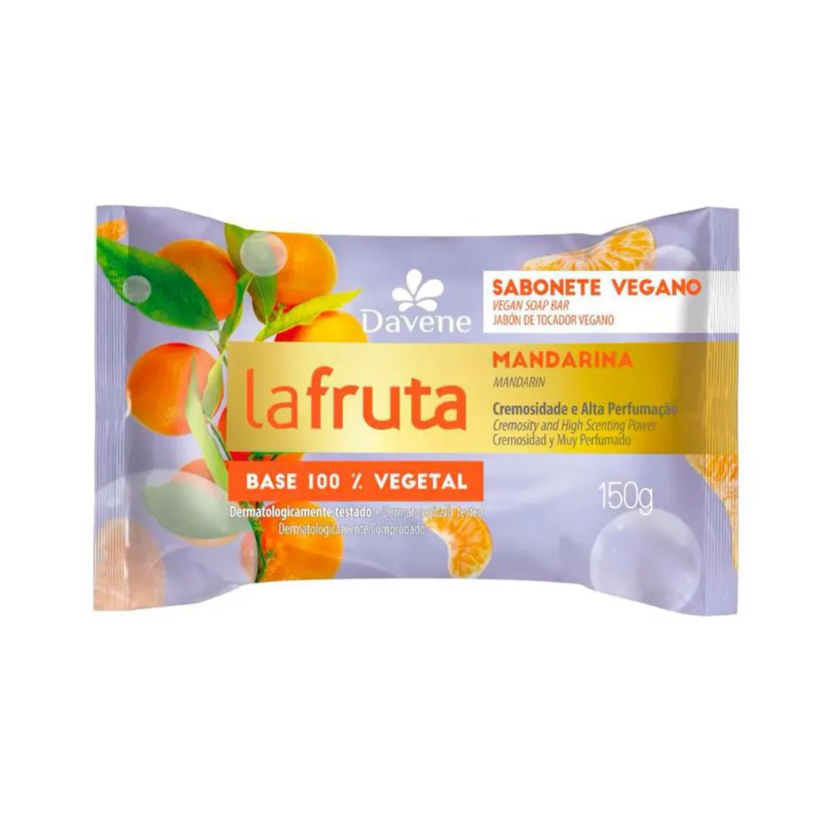 Kit c/16 Davene Sabonete Lafruta Mandarina 150g