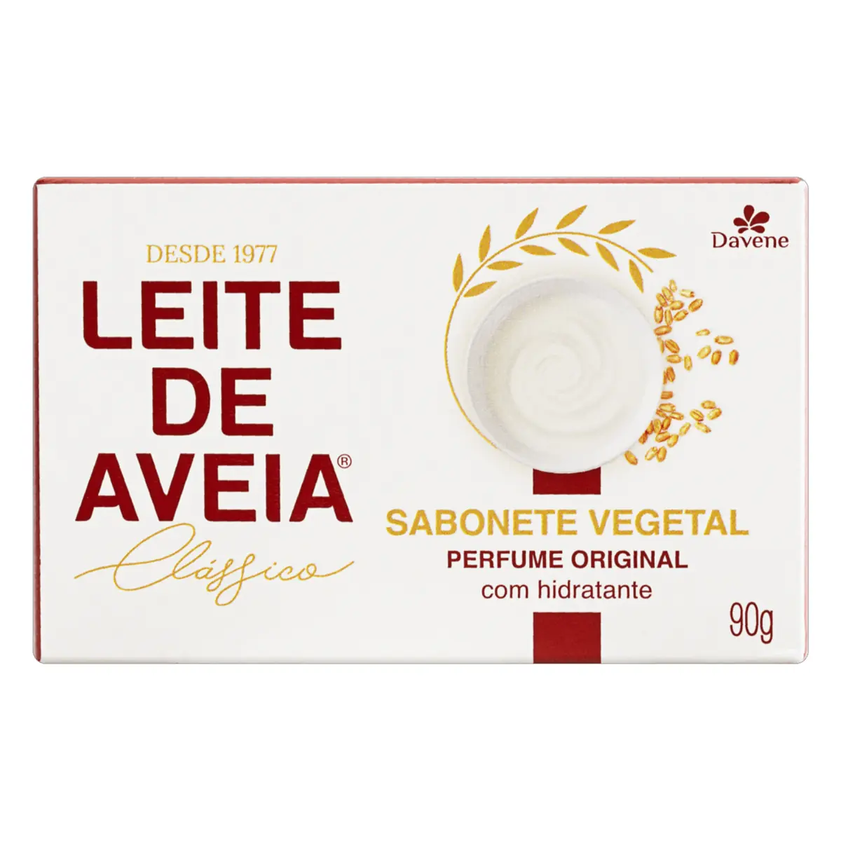 Kit c/16 Davene Sabonete Leite De Aveia Clássico 90g