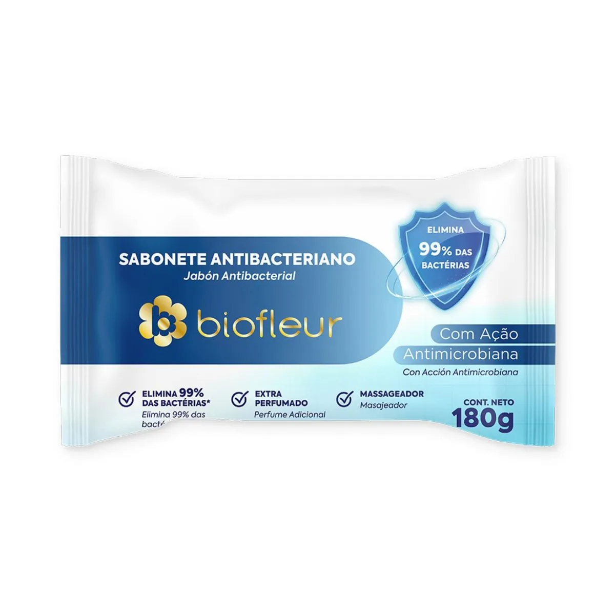 Kit c/16 Biofleur Sabonete 180g Antibacteriano
