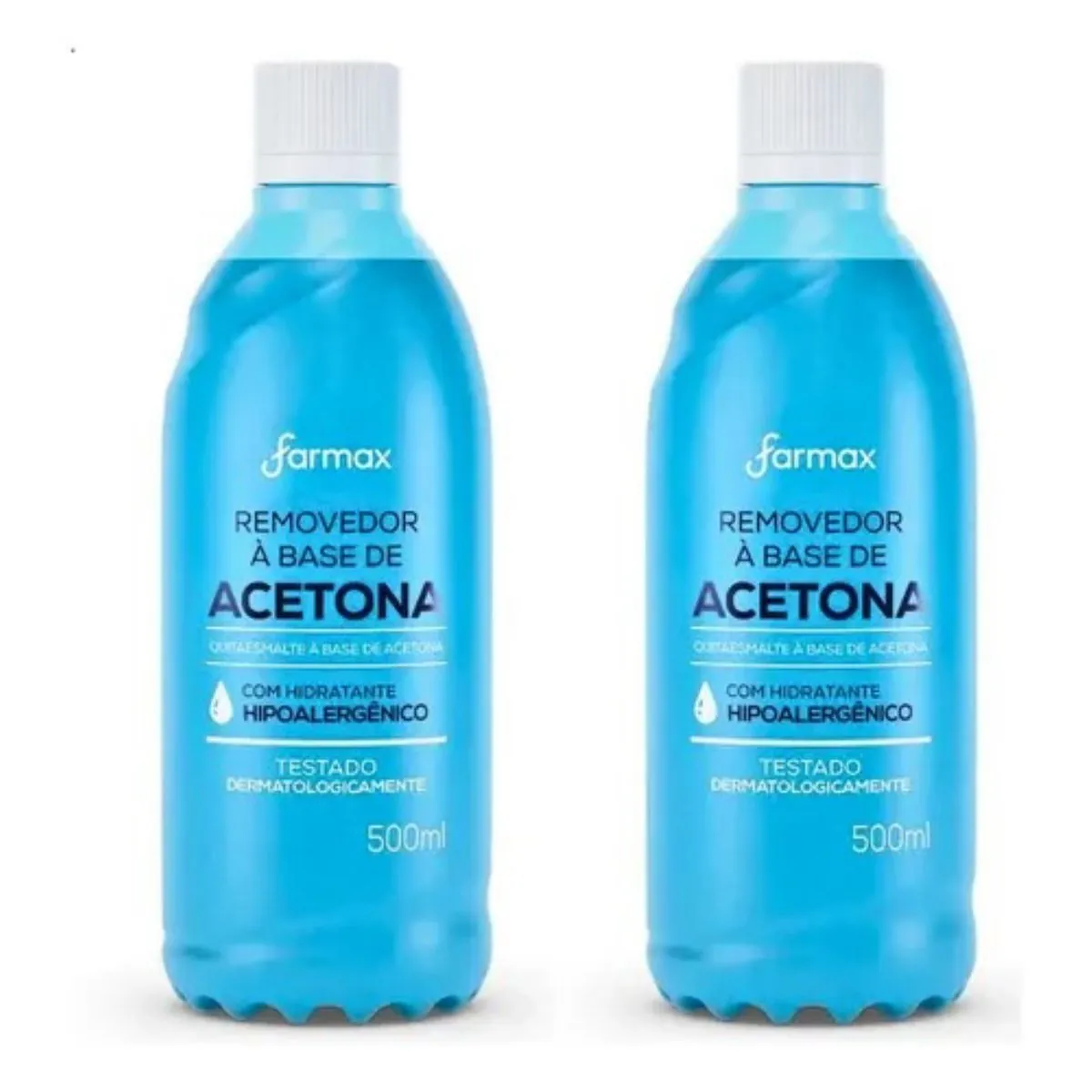 Kit c/2 Unidades de Removedor Farmax com Acetona 500ml