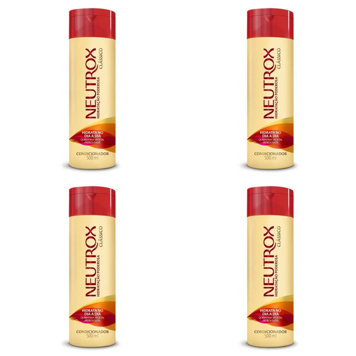 Kit c/4 Unidades de Condicionador Neutrox 500ml