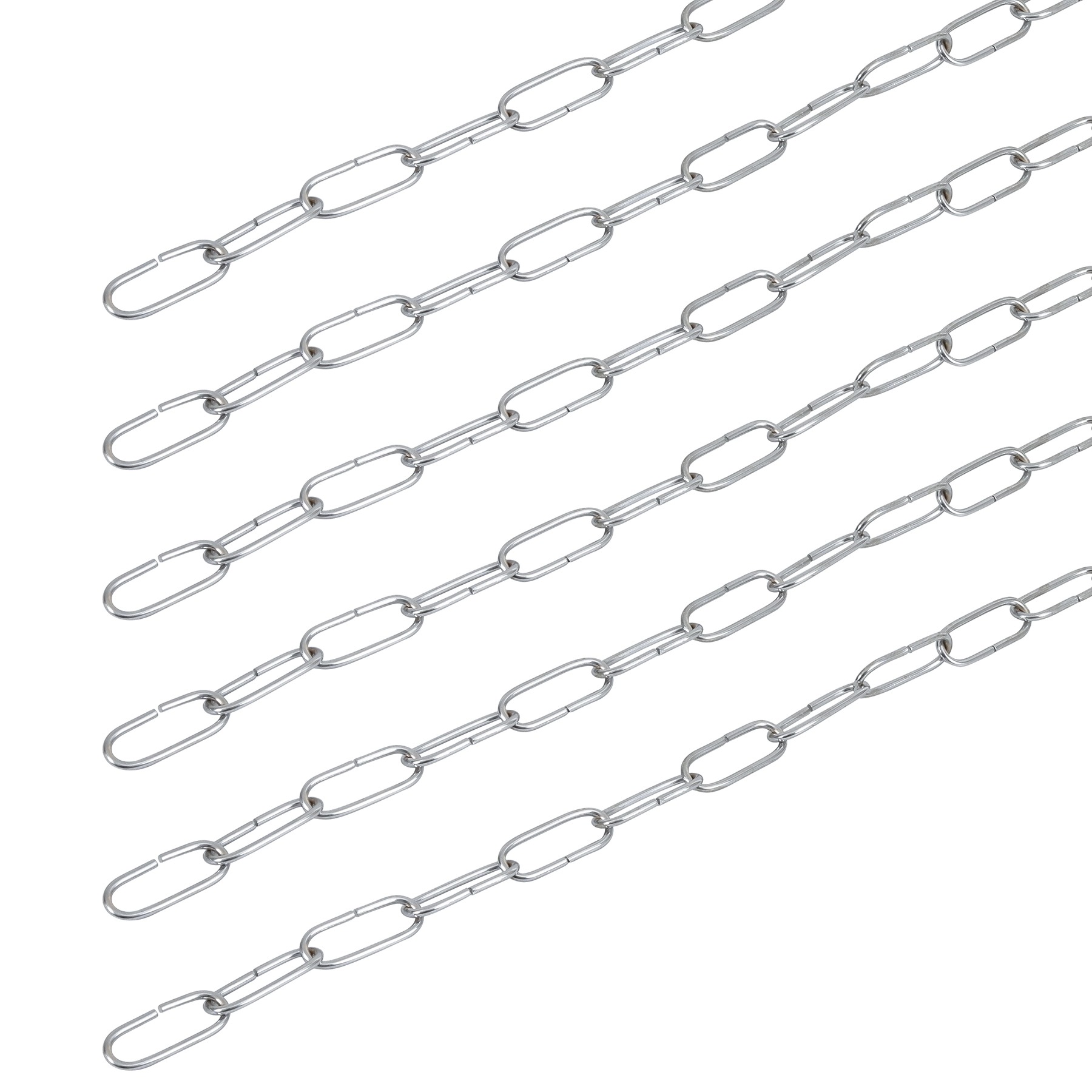 Kit Corrente Grossa Cromada 1m Franzin