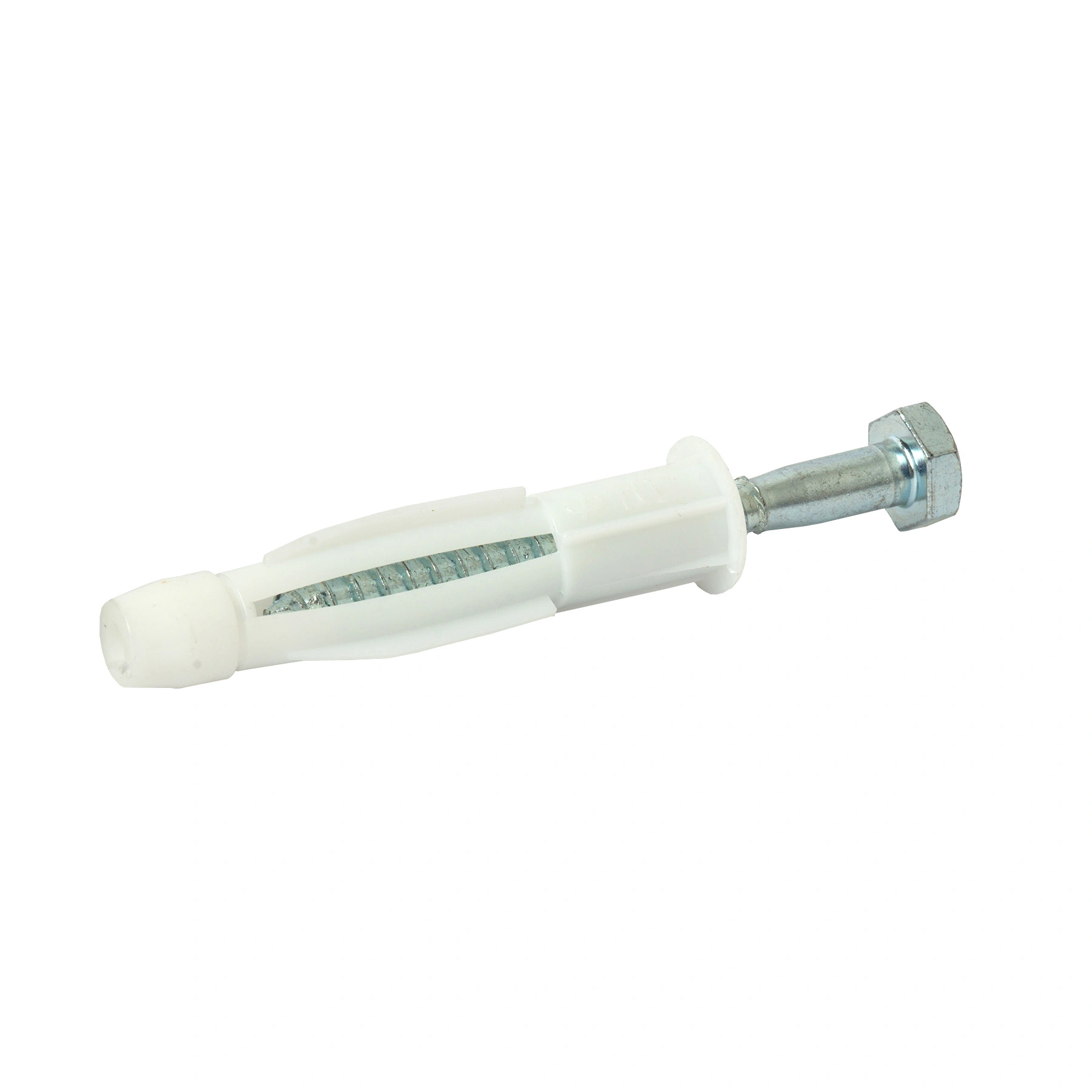 Bucha Plástico 10mm Base Maciça e Oca MU com Parafuso 2 peças Standers
