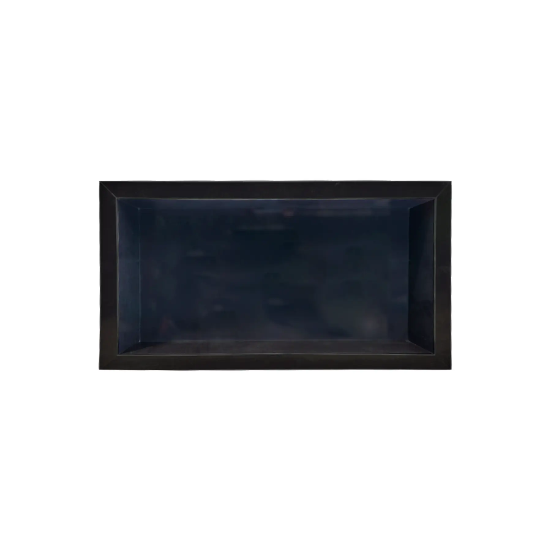 Nicho para Banheiro Polido Preto 30x60cm Artens