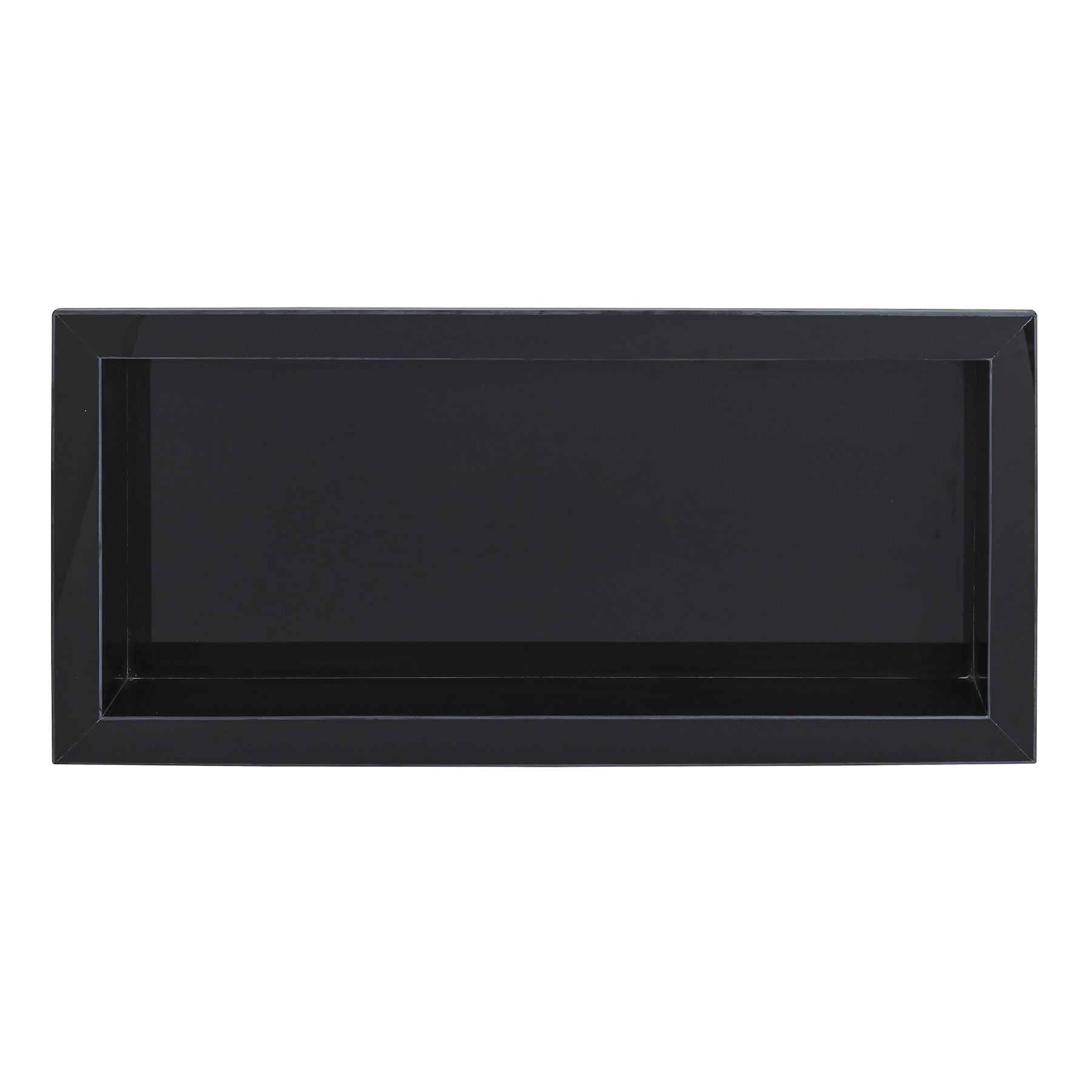 Nicho para Banheiro Polido Preto 30x74cm Artens