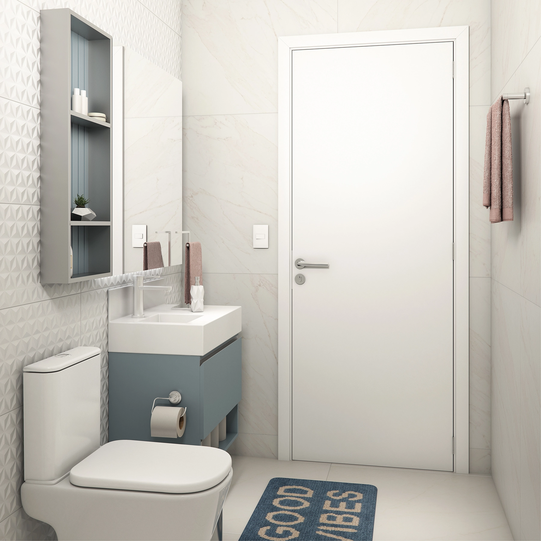 Folha de Porta Madeira de Giro ou Correr Branco 210x82cm Sarrafeada Vivace UV Lisa Artens